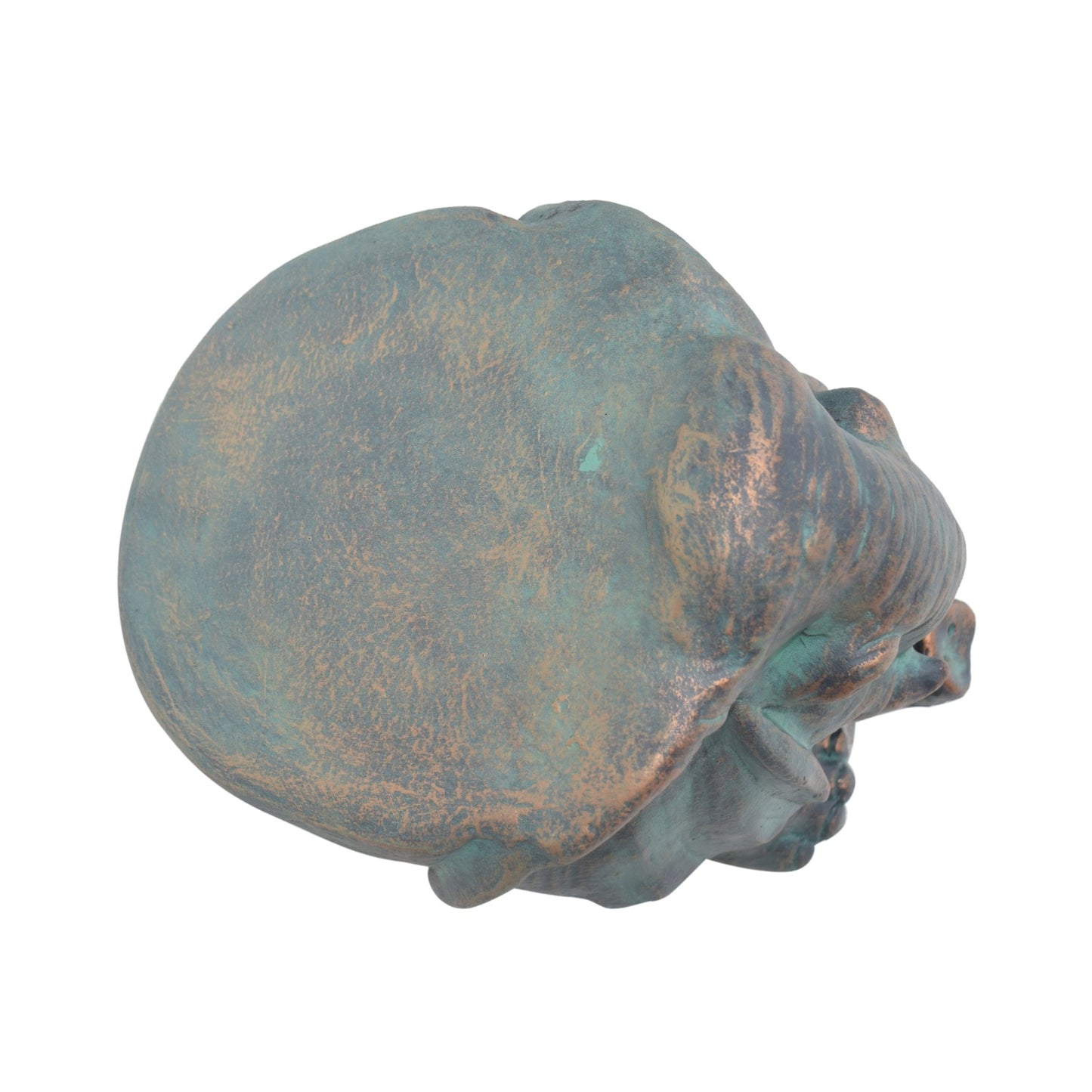 Elephant Garden Stool, Copper Patina