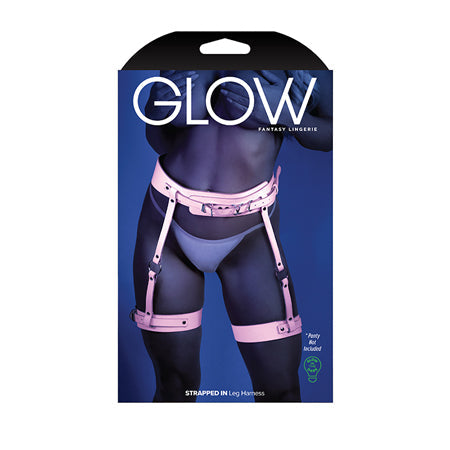 Fantasy Lingerie Glow Strapped In Leg Harness O/S-0