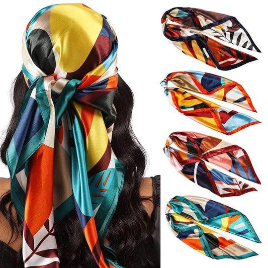 Satin Multi Color scarf-0